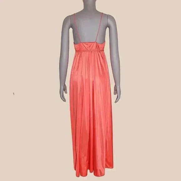 Vintage Reworked Floral Bow Tank Long Maxi Dress Size Small Scoop Neck Dress - Picture 4 of 4